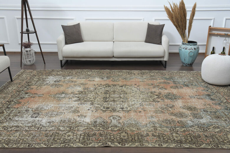 Handwoven Vİntage Area Rug