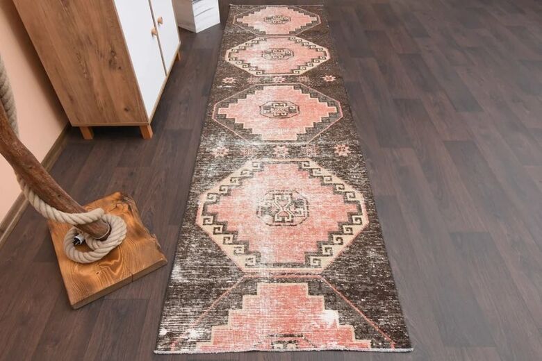 Neutral Handmade Rug Runner