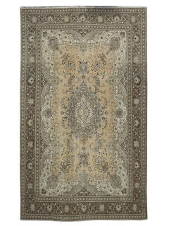 Oushak Amber Antique Rug - Thumbnail