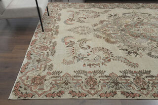 Handmade Persian Beige Area Rug - Thumbnail