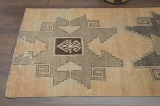 Orange Brown Runner Rug - Thumbnail