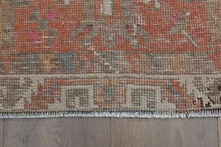 Orange Vintage Runner Rug - Thumbnail