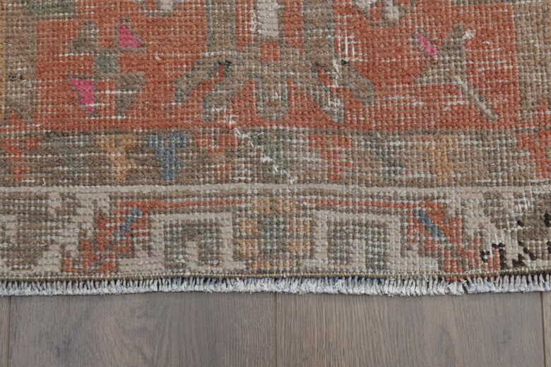 Orange Vintage Runner Rug