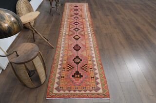 Colorful Geometric Runner Rug - Thumbnail