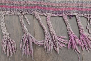 Pink Handmade Runner Rug - Thumbnail