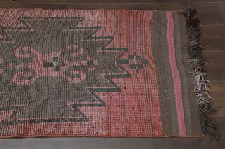 Tufted Pink Runner Rug - Thumbnail