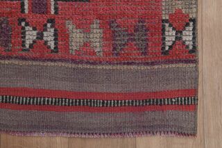 Red Purple Vintage Runner Rug - Thumbnail