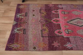 Pink Purple Runner Rug - Thumbnail