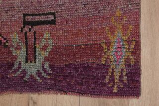 Pink Purple Runner Rug - Thumbnail