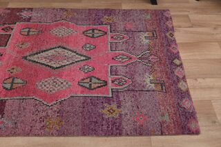 Pink Purple Runner Rug - Thumbnail