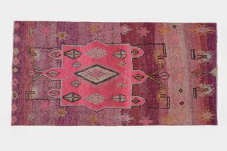 Pink Purple Runner Rug - Thumbnail