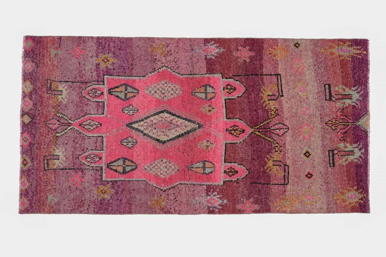 Pink Purple Runner Rug