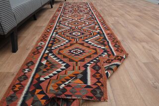 Orange Stair Runner Rug - Thumbnail