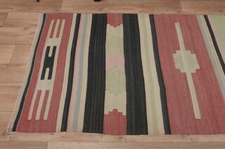 Pink Beige Handmade Rug - Thumbnail