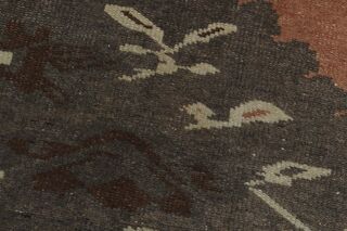 Dark Orange Brown Runner Rug - Thumbnail