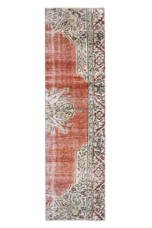 Oriental Pattern Orange Vintage Runner