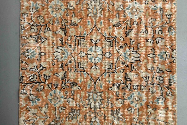 Orange Turkish Vintage Runner