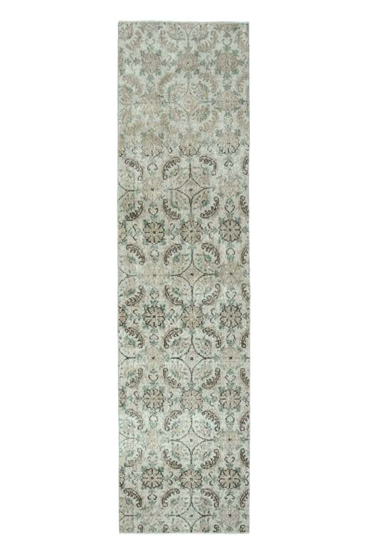 Beige Floral Vintage Runner