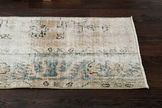 Tribal Turkish Runner Rug - Thumbnail