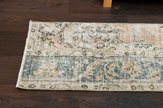 Tribal Turkish Runner Rug - Thumbnail