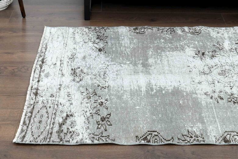 Wool Floral Pattern Vintage Runner