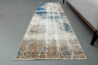 Blue Turkish Vintage Runner - Thumbnail