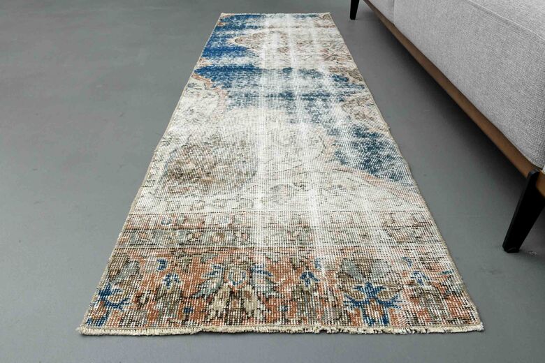 Blue Turkish Vintage Runner