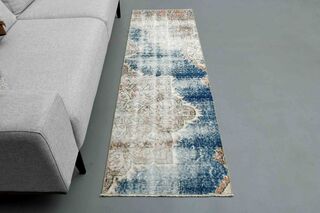 Blue Turkish Vintage Runner - Thumbnail