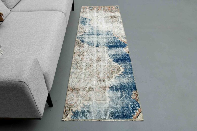 Blue Turkish Vintage Runner