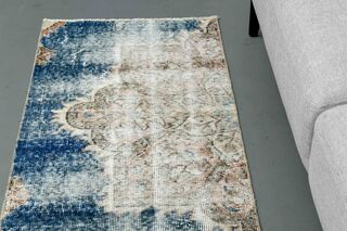 Blue Turkish Vintage Runner - Thumbnail