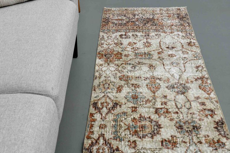 Beige Brown Vintage Runner