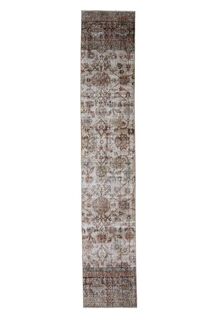 Unique Floral Vintage Turkish Runner - Thumbnail