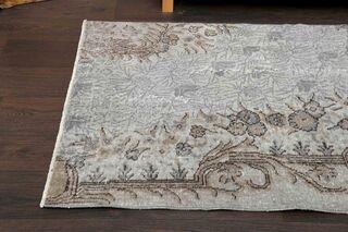 Floral Pattern Vintage Rug - Thumbnail