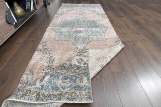 Unique Turkish Runner Rug - Thumbnail