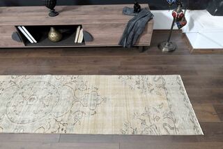 Oriental Pattern Turkish Runner Rug - Thumbnail