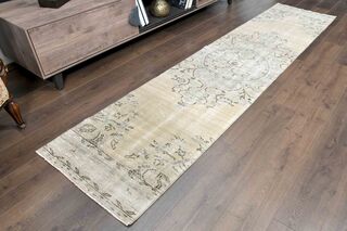 Oriental Pattern Turkish Runner Rug - Thumbnail