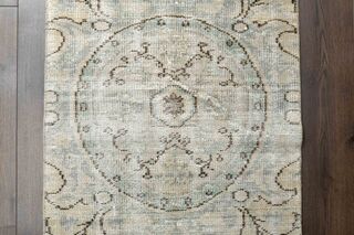 Oriental Pattern Turkish Runner Rug - Thumbnail