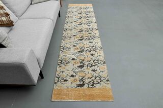 Wool Oushak Runner Rug - Thumbnail