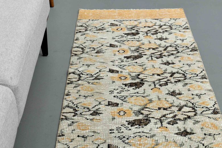 Wool Oushak Runner Rug