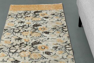 Wool Oushak Runner Rug - Thumbnail