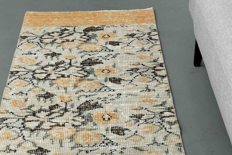 Wool Oushak Runner Rug