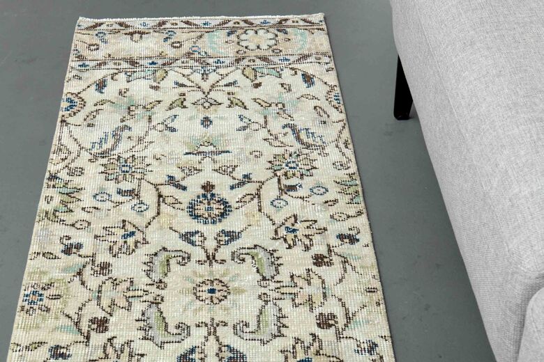 Wool Oushak Runner Rug