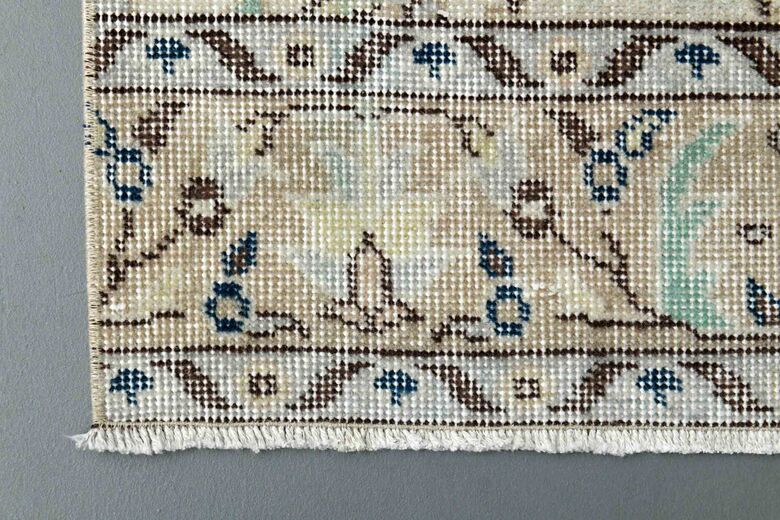 Wool Oushak Runner Rug