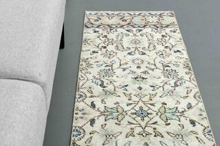 Floral Pattern Turkish Runner - Thumbnail