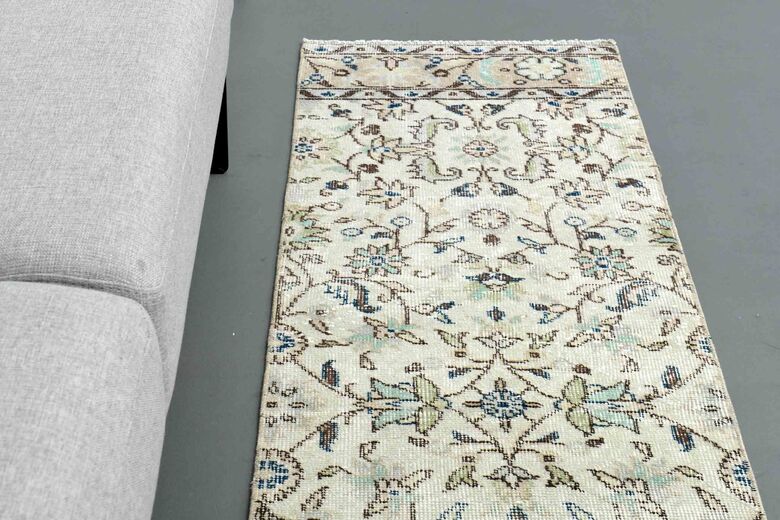 Floral Pattern Turkish Runner