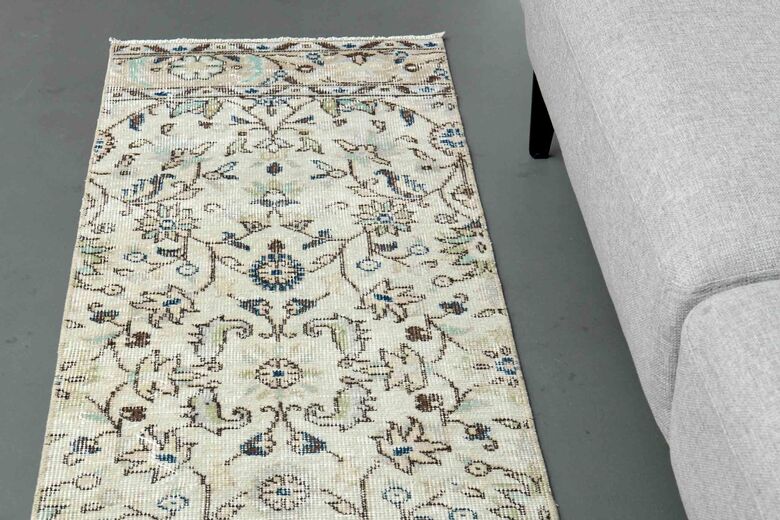 Floral Pattern Turkish Runner