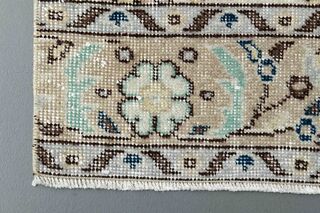 Floral Pattern Turkish Runner - Thumbnail