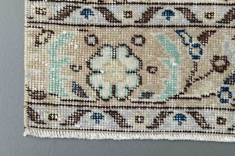 Floral Pattern Turkish Runner