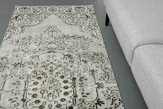 Beige Oriental Vintage Runner - Thumbnail