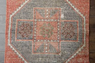 Wool Turkish Runner Rug - Thumbnail